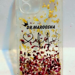Phone cover with flower preservation
