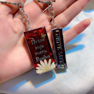 Resin Keychain with blood preservation